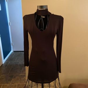 Black Turtle Neck Dress